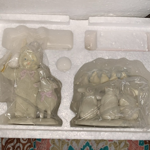 NEW IN BOX SNOWBUNNIES “LET’S ALL SING LIKE THE BIRDIES SING” Snowbabies - Picture 3 of 13